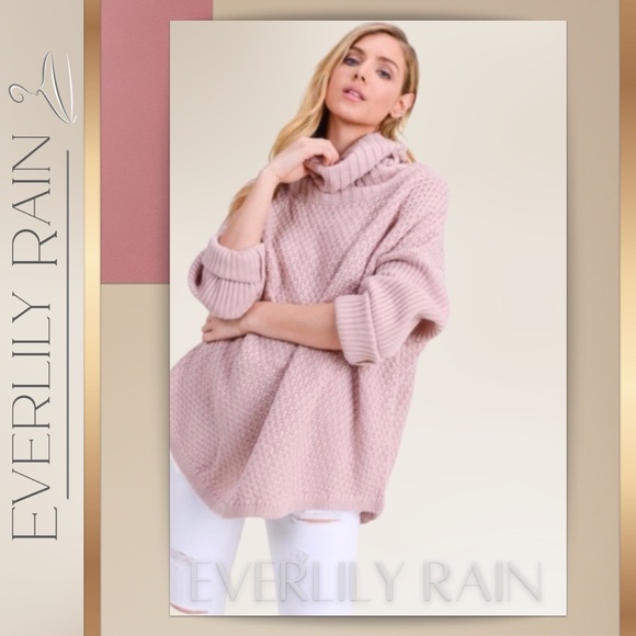 Mauve Cozy Knit Sweater - Picture 2 of 7